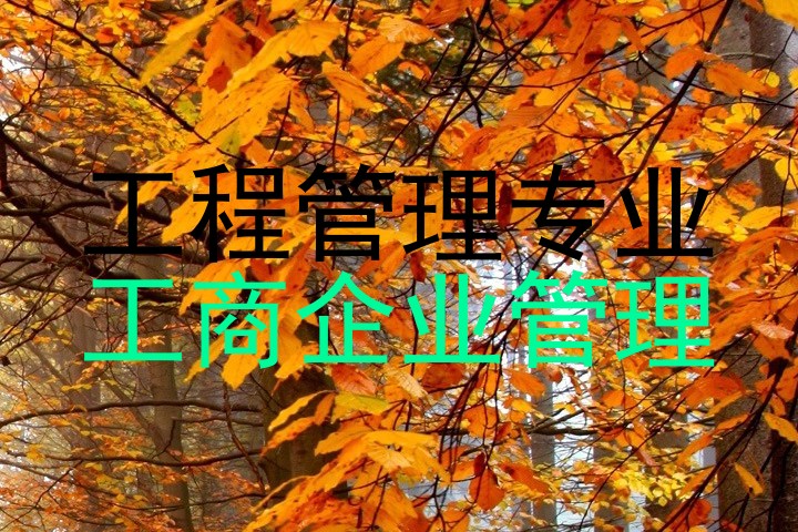 工程管理专业|工商企业管理
