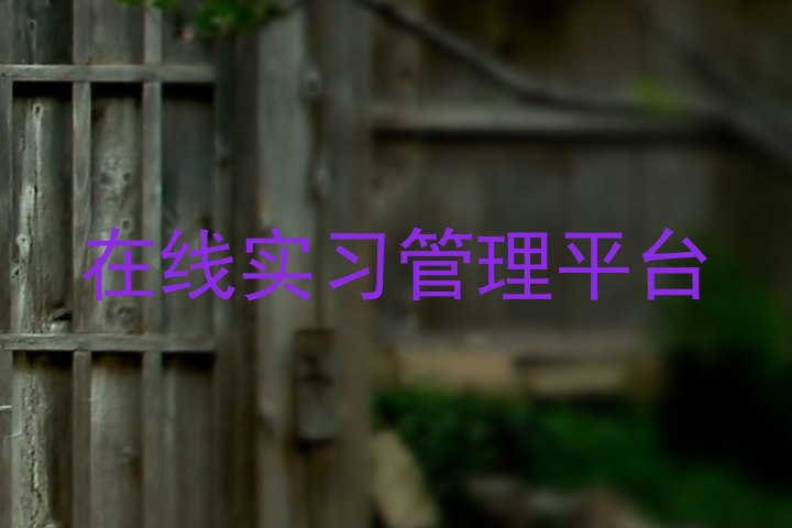 在线实习管理平台