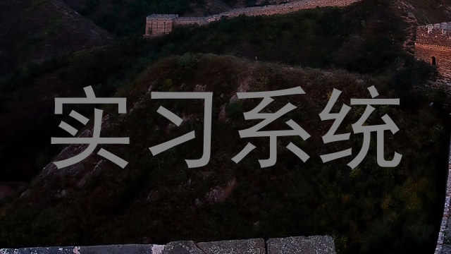 实习系统
