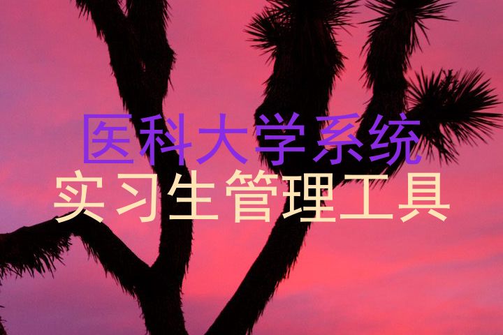 医科大学系统|实习生管理工具