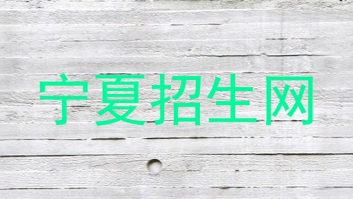 宁夏招生网