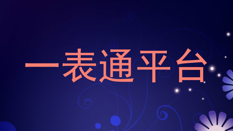 一表通平台