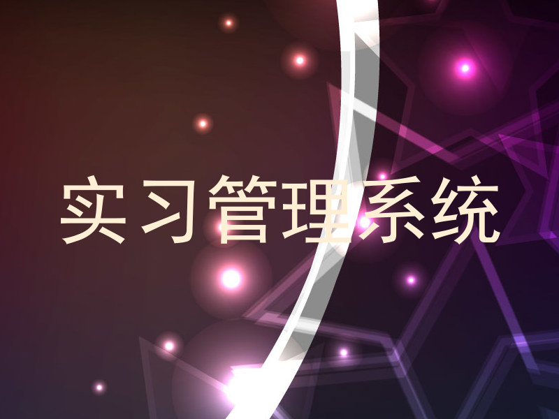 实习管理系统