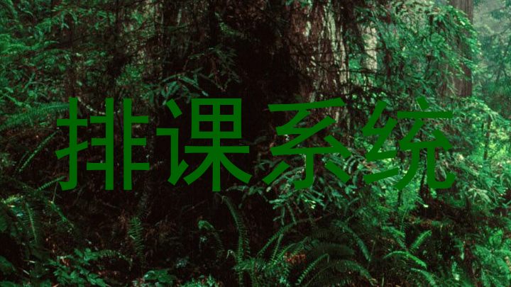 排课系统