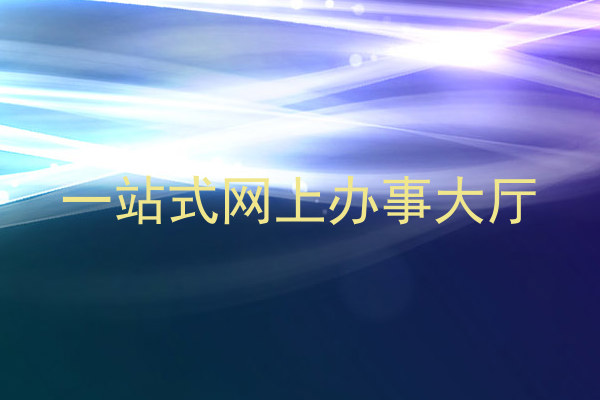 一站式网上办事大厅