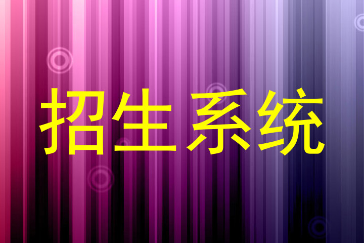 招生系统