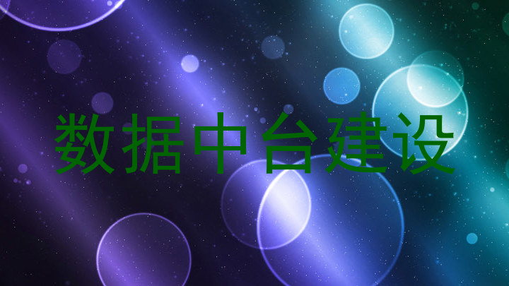 数据中台建设