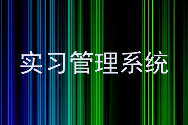实习管理系统