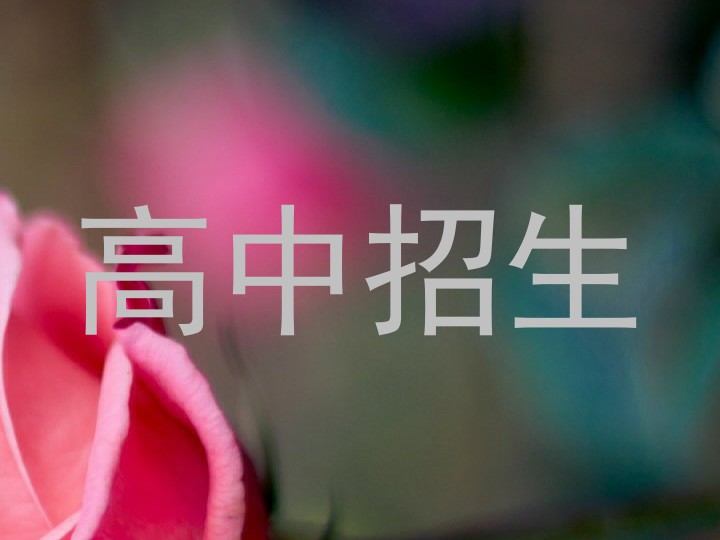 高中招生