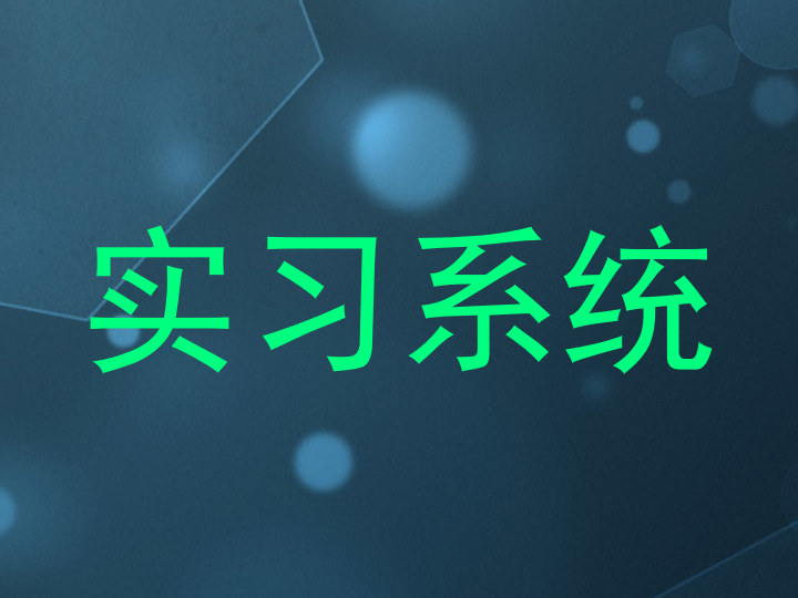 实习系统