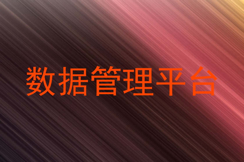 数据管理平台