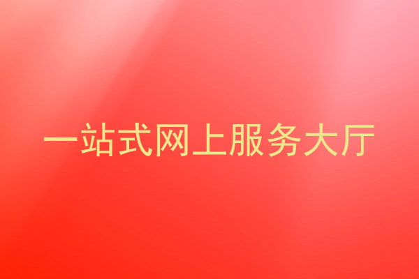 一站式网上服务大厅