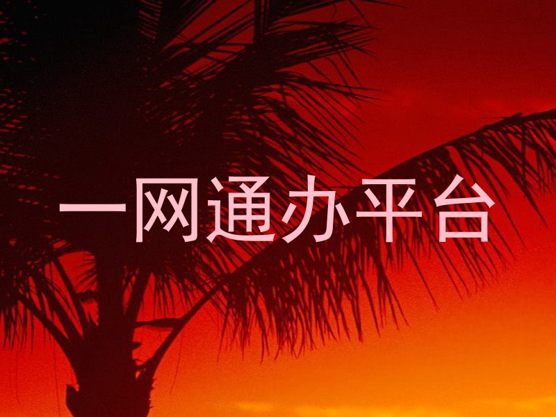 一网通办平台