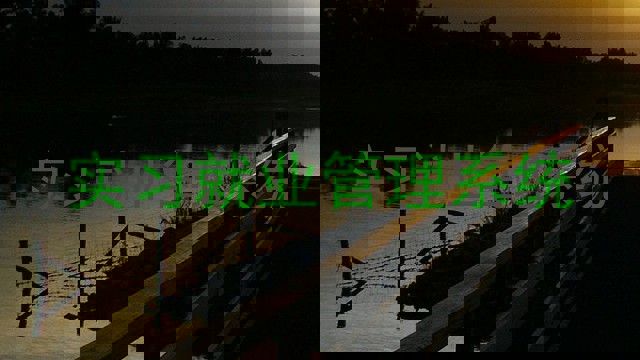 实习就业管理系统