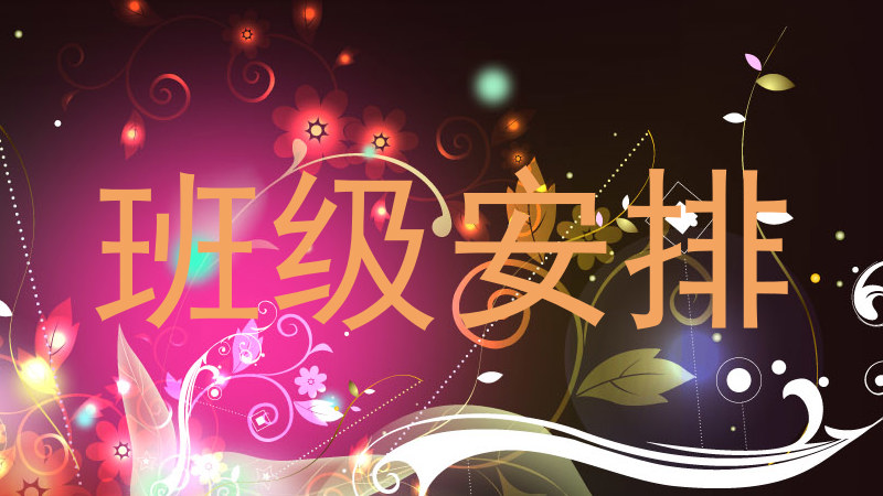 班级安排