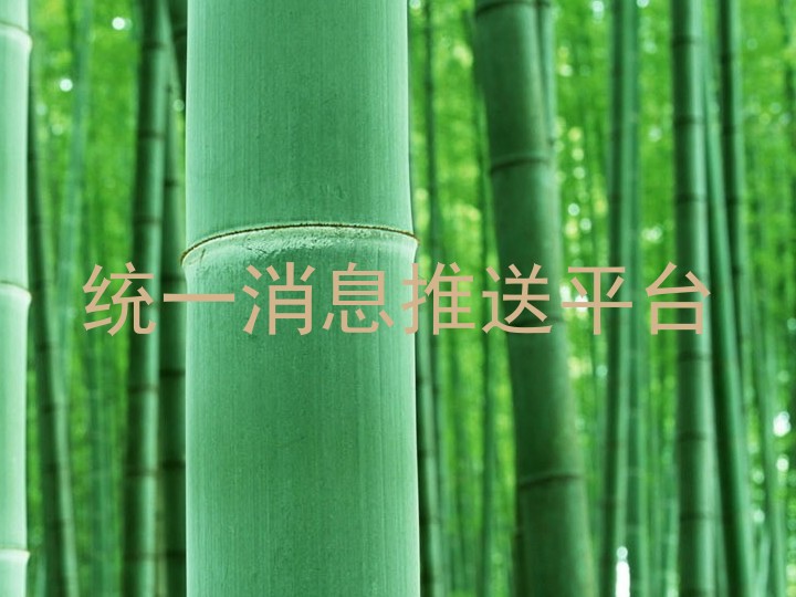 統(tǒng)一消息推送平臺