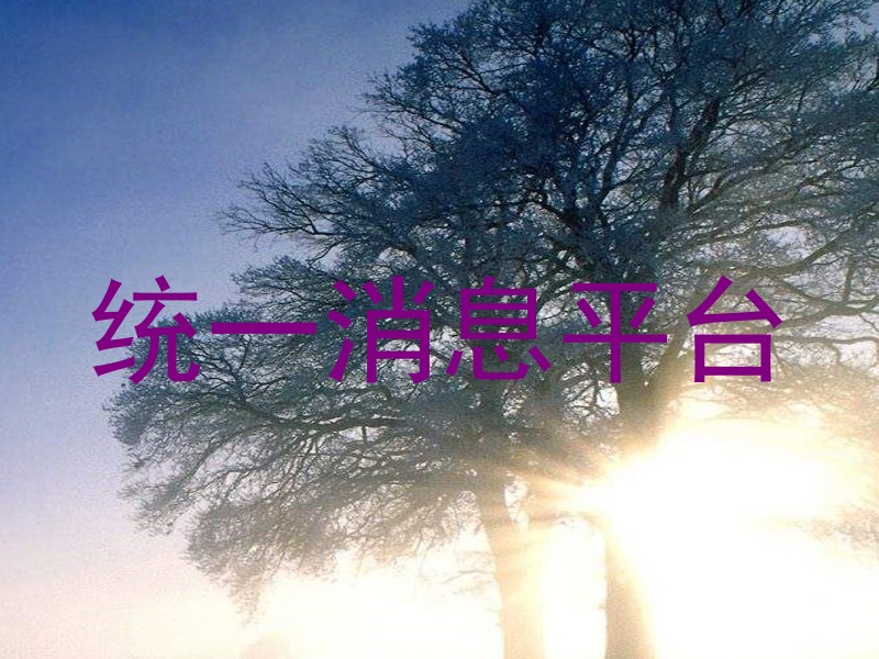 統(tǒng)一消息平臺(tái)