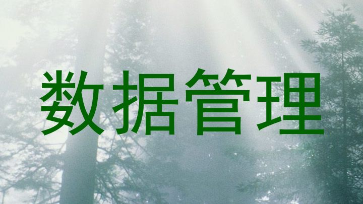 数据管理