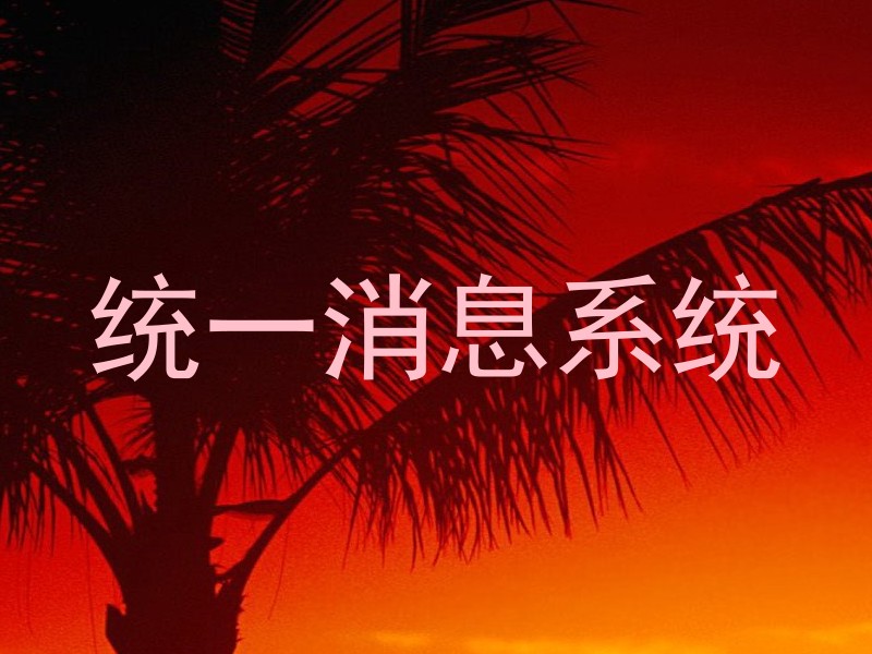 統(tǒng)一消息系統(tǒng)