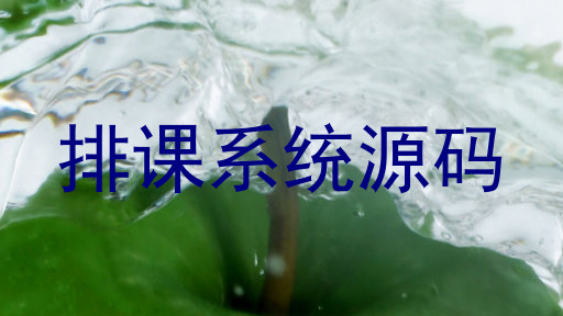 排课系统源码