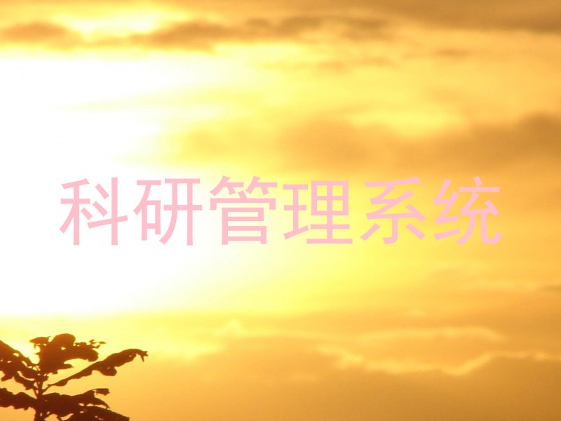 科研管理系统