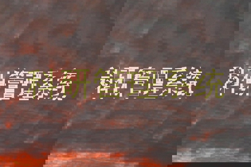 科研管理系统