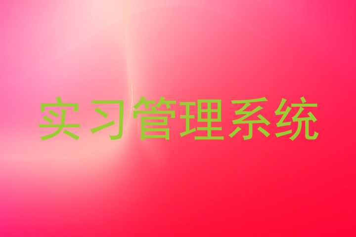 实习管理系统