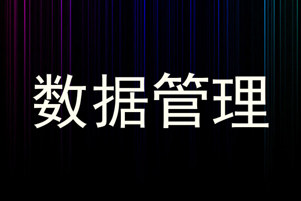 数据管理