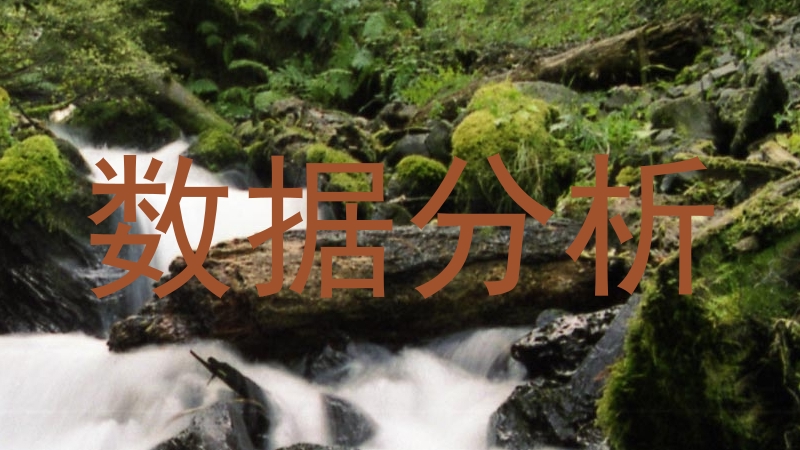 数据分析