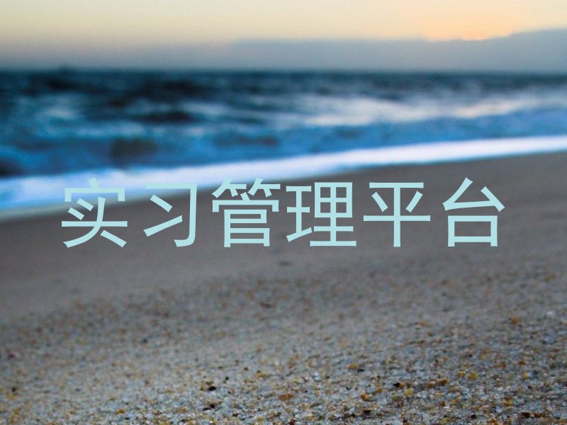 实习管理平台
