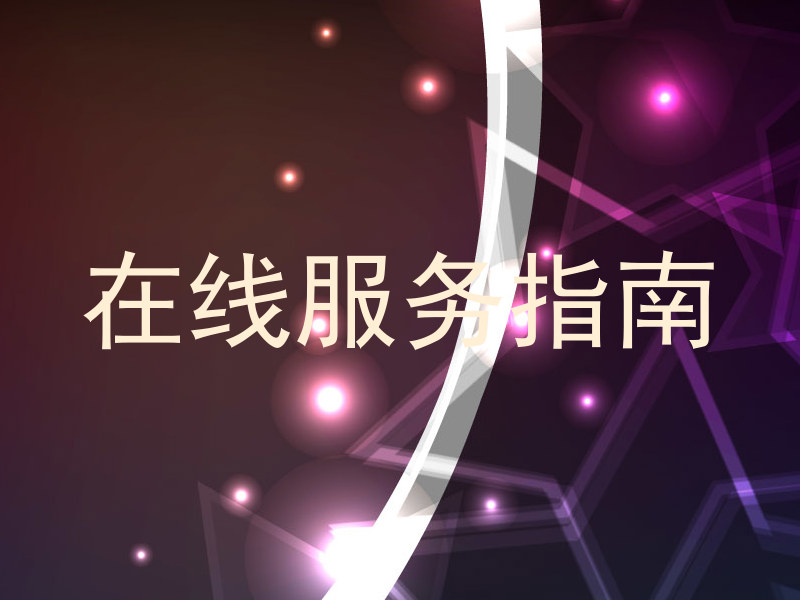 在线服务指南