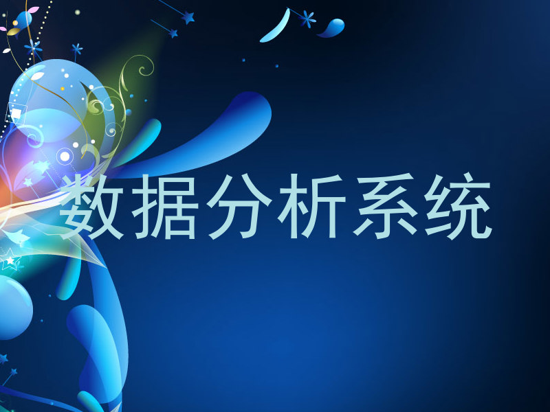数据分析系统
