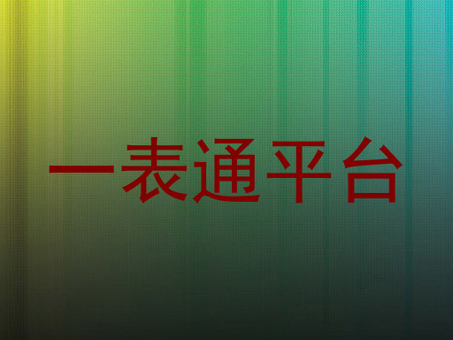 一表通平台