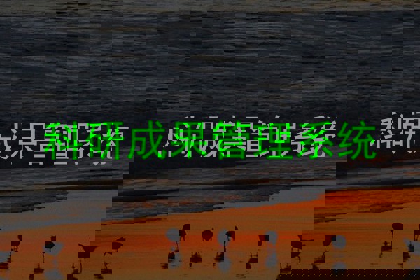 科研成果管理系统