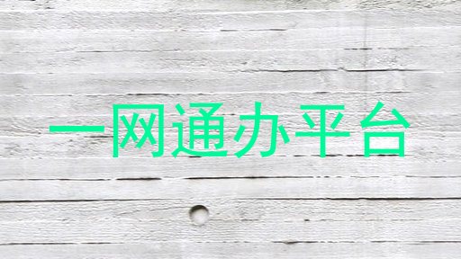 一网通办平台