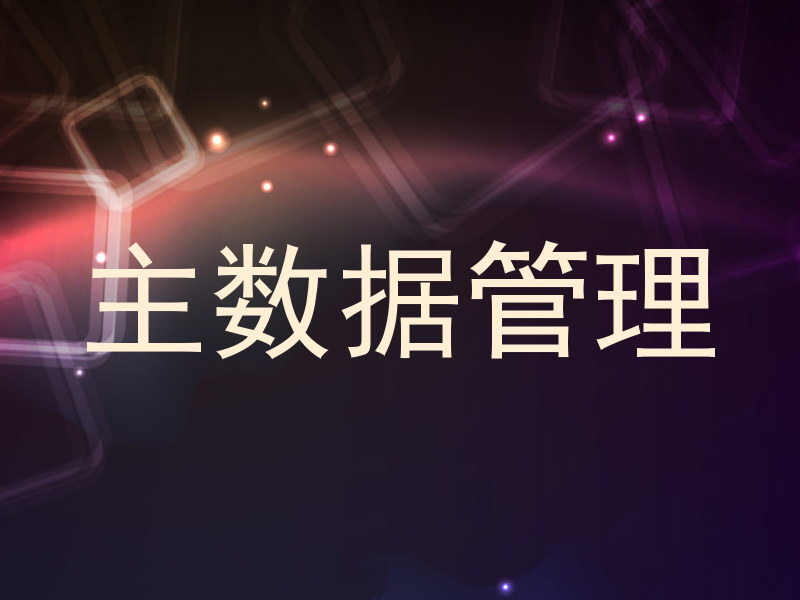 主数据管理