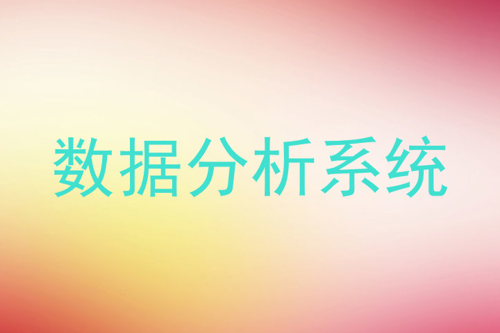 数据分析系统