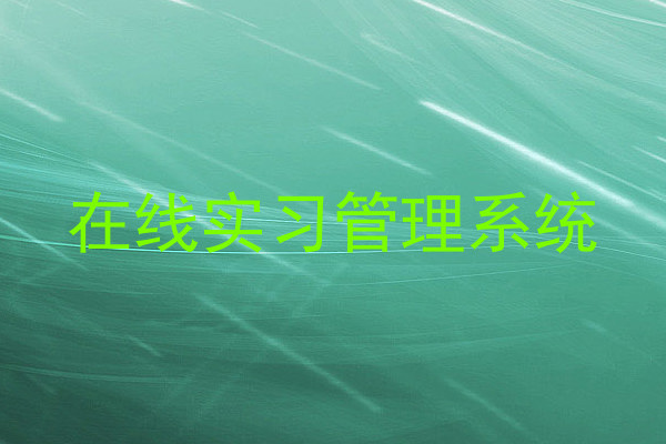 在线实习管理系统