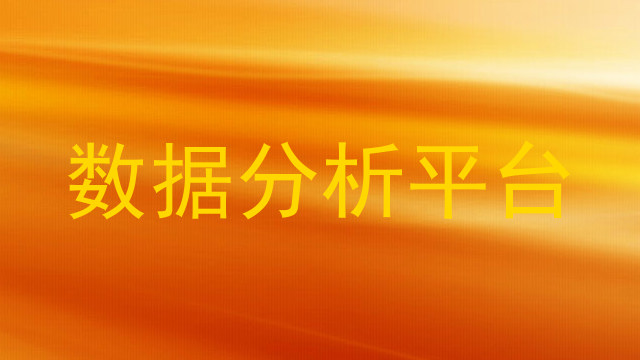 数据分析平台
