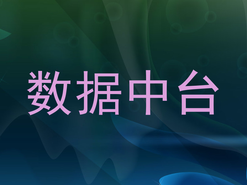 数据中台