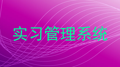 实习管理系统