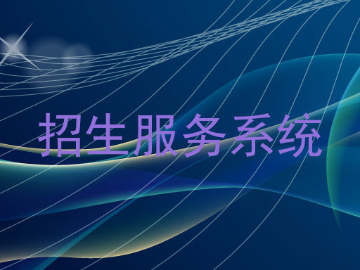 招生服务系统