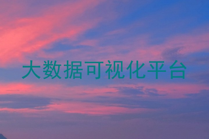大数据可视化平台