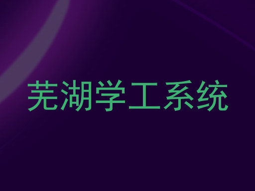 芜湖学工系统
