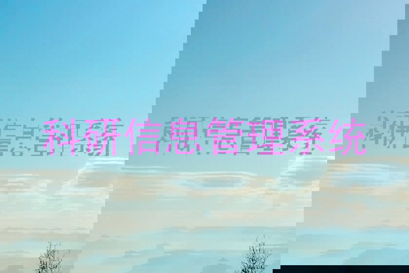 科研信息管理系统