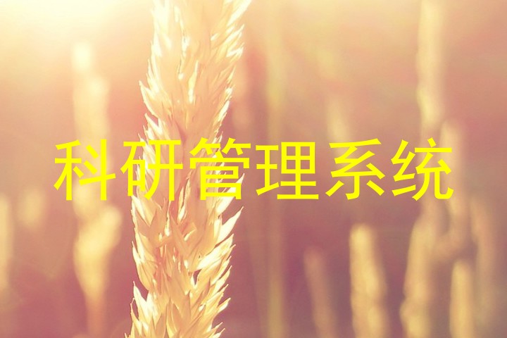 科研成果管理系统