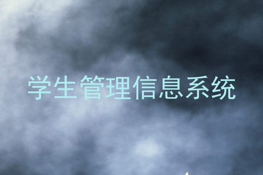 学生管理信息系统