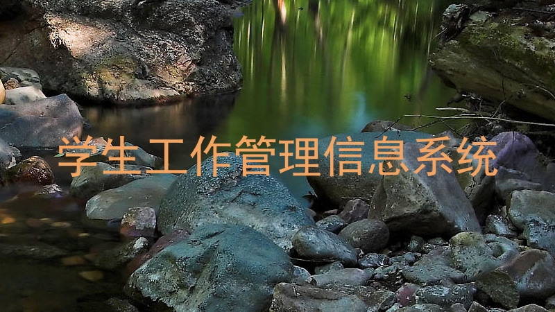 学生工作管理信息系统