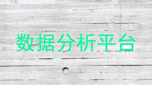 数据分析平台