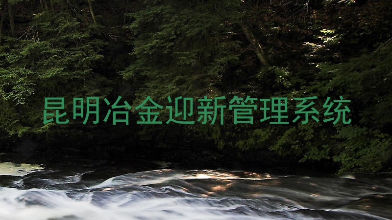 昆明冶金迎新管理系统